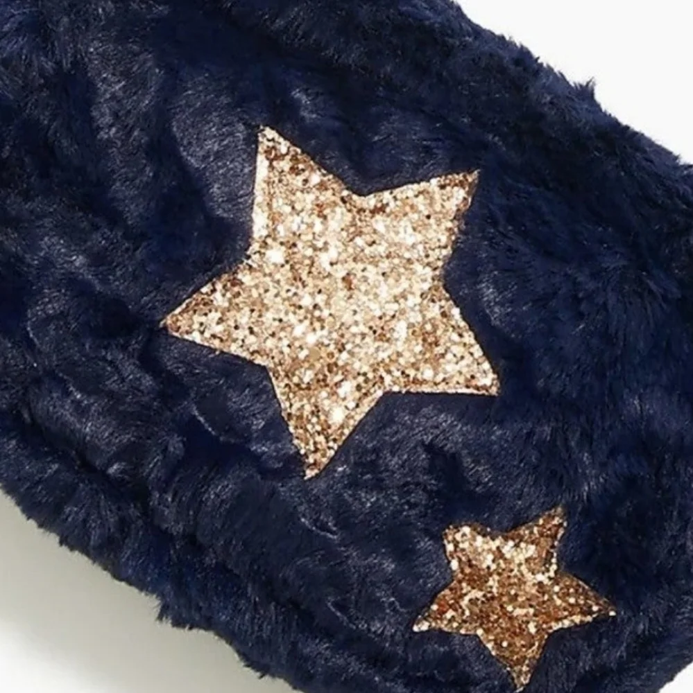 J. Crew Crewcuts Girls' Faux-fur Glitter Star Bag NWT